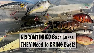 DISCONTINUED Bass Lures THEY Need to BRING Back [upl. by Serena]