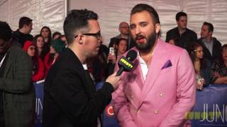 Coleman Hell on the 2017 JUNO Awards Red Carpet [upl. by Maleen]