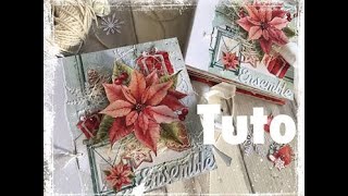 Tuto mini Poinsettia fin [upl. by Sille]