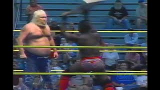 The Moondogs vs The New South  USA Championship Wrestling TV Nashville TN 2001 [upl. by Esialb348]