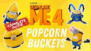 Despicable Me 4 Popcorn Buckets at AMC Regal and Cinemark [upl. by Mace]