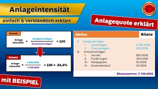 Anlageintensität  👨🏼‍🎓 EINFACH ERKLÄRT 👩🏼‍🎓 [upl. by Hares]