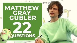 Matthew Gray Gubler Answers 22 Questions About Himself [upl. by Scoles416]