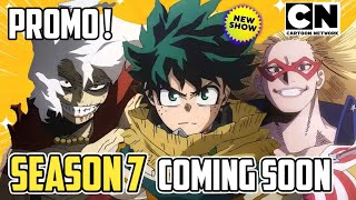 My Hero Academia Season 7 Hindi Dubbed Release Date  My Hero Academia Season 7 Kab Ayega CN India [upl. by Atival]