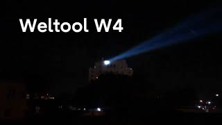 Weltool W4 LEP Flashlight Beam [upl. by Tiffanle]