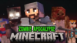 We Survived A Minecraft Zombie Apocalypse [upl. by Enneibaf]