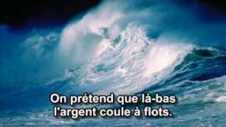 hugues auffray santiano lyrics karaoke sous titres1avi [upl. by Anelav]