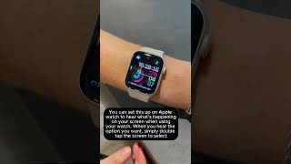 VoiceOver on Apple Watch 🗣️ [upl. by Vassaux]