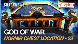 God of War Nornir Chest 22  Midgard  Cliffs of the Raven [upl. by Ijnek]