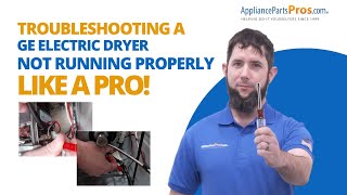 How To Troubleshoot A GE Electric Dryer Only Runs When Start Button is Held [upl. by Bernice12]