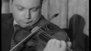 Vintage clips Isaac Stern plays Wieniawski Polonaise No 1 in D Major [upl. by Sirrom]