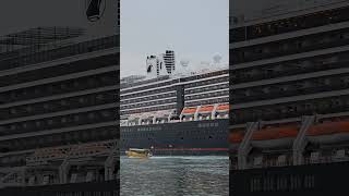 ms Westerdam Cruise Ship left Bali❗️🤩 hollandamericaline westerdamcruise [upl. by Hanoj]