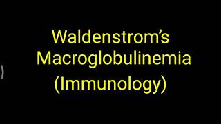 Waldenstroms Macroglobulinemia [upl. by Anirok]