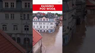 Kłodzko pod wodą Z powietrza widać skalę dramatu [upl. by Adhamh587]