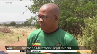 Stilfontein Mine  Minister Senzo Mchunu is on site [upl. by Anairda]