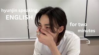 hyunjin speaking english compilation that heals my depression [upl. by Hallette]