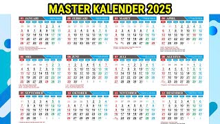 GRATIS DOWNLOAD MASTER KALENDER 2025 KALENDER JAWA HIJRIYAH DAN HARI PASARAN JAWA SKB 3 MENTRI [upl. by Bullough]