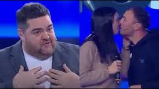 ¡DEJARÓN ATÓNITO A BARASSI En medio de AhoraCaigo un participante le propuso casamiento a su novia [upl. by Ardnaeel]