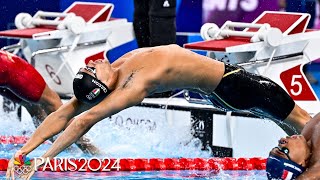 Thomas Ceccon makes history for Italy USAs Ryan Murphy takes bronze in 100m back  Paris Olympics [upl. by Joo]