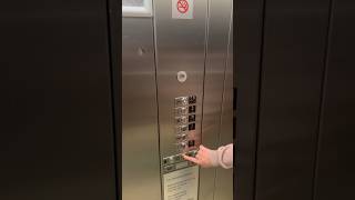 Aw shit Setting off the emergency telephone alarm on a Schindler elevator lift lifts elevator [upl. by Gnauq737]