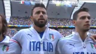 Italy National Anthem  World Cup 2014  Italy vs Uruguay [upl. by Kerrison]