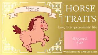 Chinese Zodiac Horse Personality ━ Horse Traits Love amp Feng Shui 馬 [upl. by Siroled]