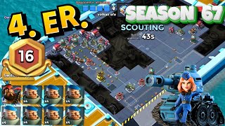 Boom Beach Warships Season 67  4 ER Attacks Next 5 ER [upl. by Faux]