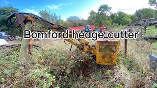 Bomford hedge cutter [upl. by Nakhsa]