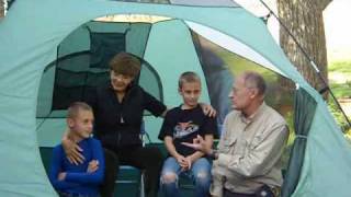 Eureka Tetragon 9 Family Dome Tent Pitch Ten Minute Tent [upl. by Olzsal]