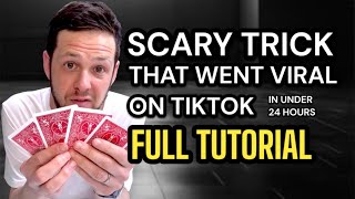 Viral Card Trick That FREAKS PEOPLE OUT Tutorial Easy to do and POWERFUL Impromptu Magic [upl. by Chandal319]