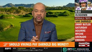 Pardon the Interruption  Vikings should pay Sam Darnold big money Steelers success on offense [upl. by Trilley]