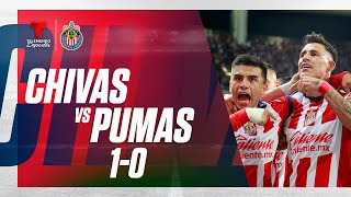 Highlights amp Goles  Chivas vs Pumas 10  Telemundo Deportes [upl. by Anayd]