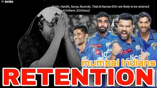 mumbai indians retained players 2025  video creditAB Cricinfo only Cricinfo [upl. by Anitram]