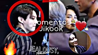 Jikook Momentos ❤️ VUELVEN LOS CELOS DE JUNGKOOK🤭 EL AMOR ENTRE ELLOS NUNCA SE ACABA [upl. by Aryt947]