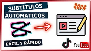 Crear SUBTITULOS Automáticos para tus videos de TikTok y YouTube 2024 [upl. by Landsman]