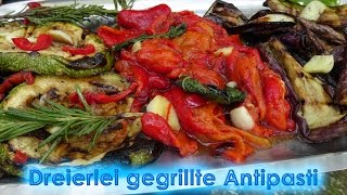 218 Dreierlei gegrillte Antipasti vom Porta Chef 320 [upl. by Koffman]