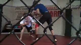 Grappling vs BEN SAMPLE because Beginner BJJ was FULL April 2010 [upl. by Ayit370]