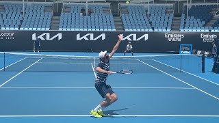 UNRETURNABLE Reilly Opelka T  Serve 🎾 🤯 🇺🇸 [upl. by Solracsiul]