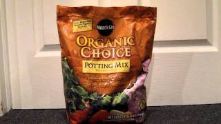 MiracleGro Organic Choice Potting Mix [upl. by Refinney]