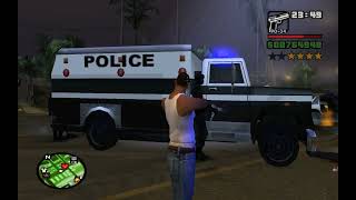 GTA SAN ANDREAS PC  CJ VS POLICE 29 [upl. by Russ]