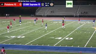 NVSL Mens Open Summer Cup 2024  Quarterfinal Pistoleros FC vs DMV Supreme FC [upl. by Croix]