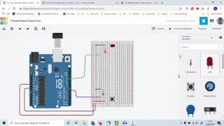 Accensione LED con pulsante su Arduino [upl. by Russi]