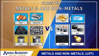 Metals vs NonMetals Unveiling the Secrets of Class 10 Chemistry [upl. by Tebor741]