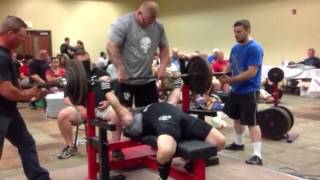 Christian Anto  SPF ProAm Manchester TN powerlifting meet Bench 340 at 181 BW [upl. by Hartzel]