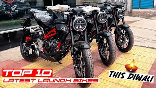 TOP 10 ⚡Latest Launch⚡ Bikes to Buy This Diwali 💥 Best Mileage amp Low Maintenance [upl. by Kassie]