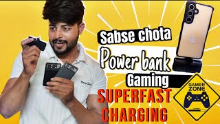 Portronics power pebble reviewssabse chota powerbankgaming powerbankbest power bank [upl. by Tterrej]