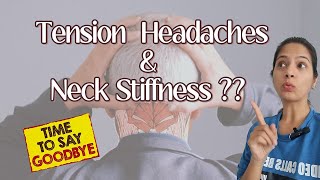 Suboccipital Muscle Stretch for Headaches Neck Muscle Spasm and Stiffness  By Physiotherapist [upl. by Berthoud13]