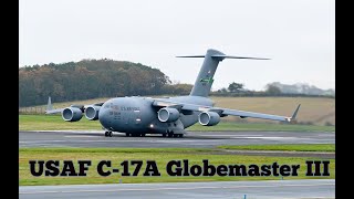 USAF C17A Globemaster III [upl. by Erica]