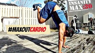 Insanity MAX 30  Max Out CARDIO Workout [upl. by Aleka893]