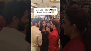 Kiara Advani MEETS Shahid Kapoor amp Mira Rajput 😍  shorts trending bollywood kabirsingh [upl. by Rodl]